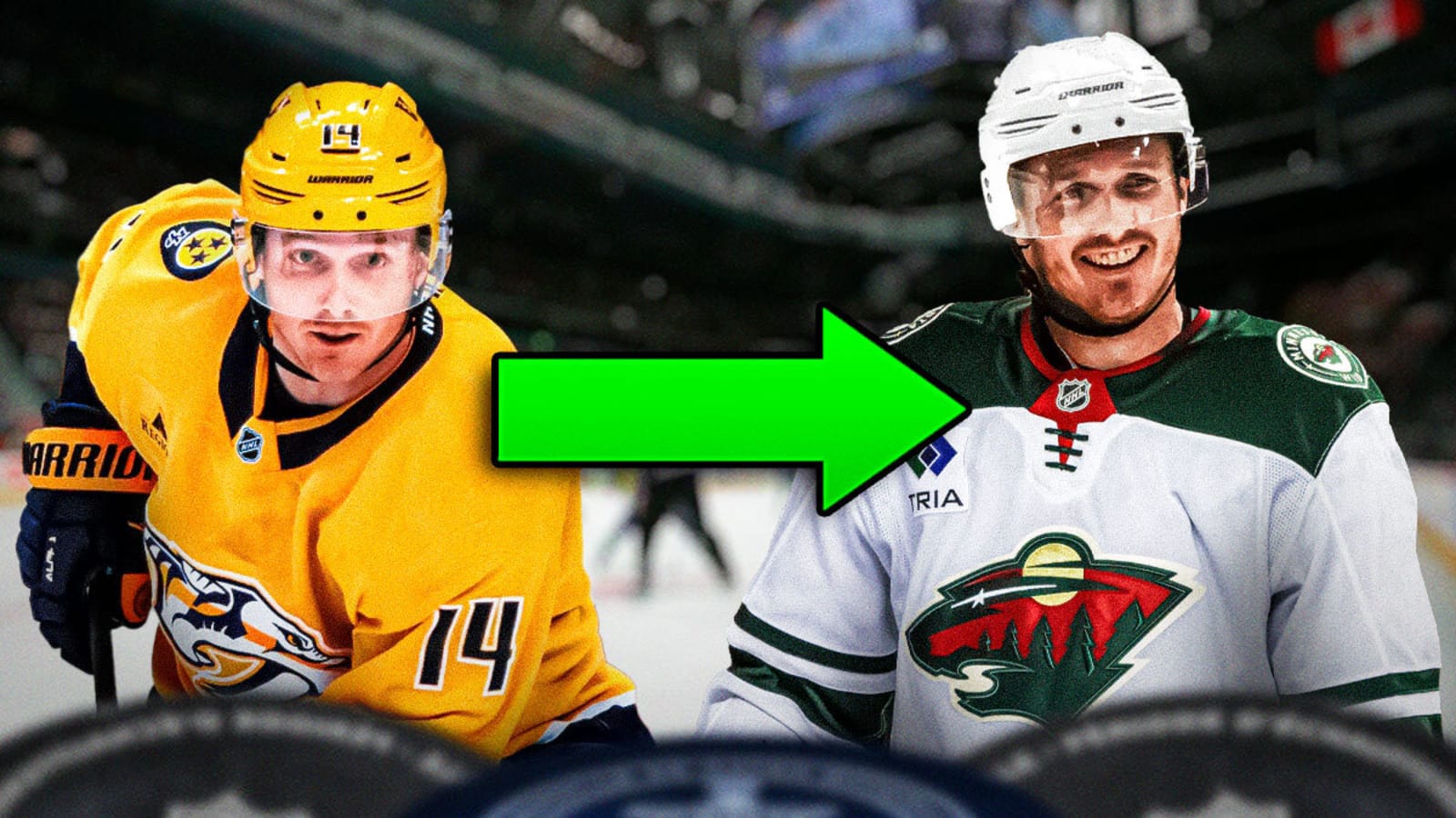 Gustav Nyquist trade grades for Wild, Predators