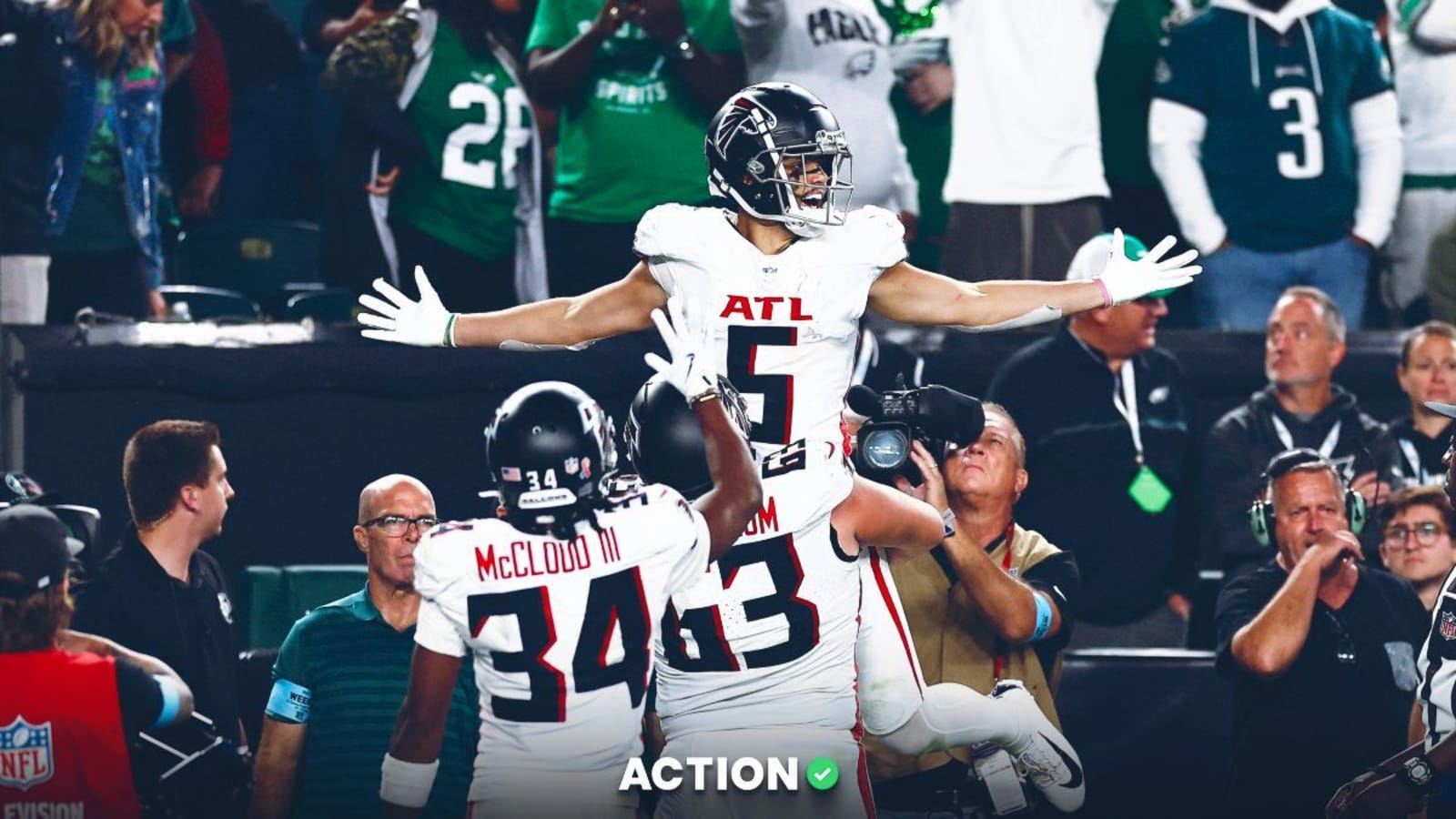 Buccaneers vs. Falcons 'TNF' player props for anytime TD scorers: Drake London, Cade Otton