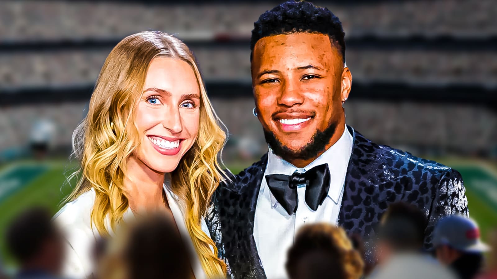 Saquon Barkley’s fiancée Anna Congdon shares 3-word reaction to $41m