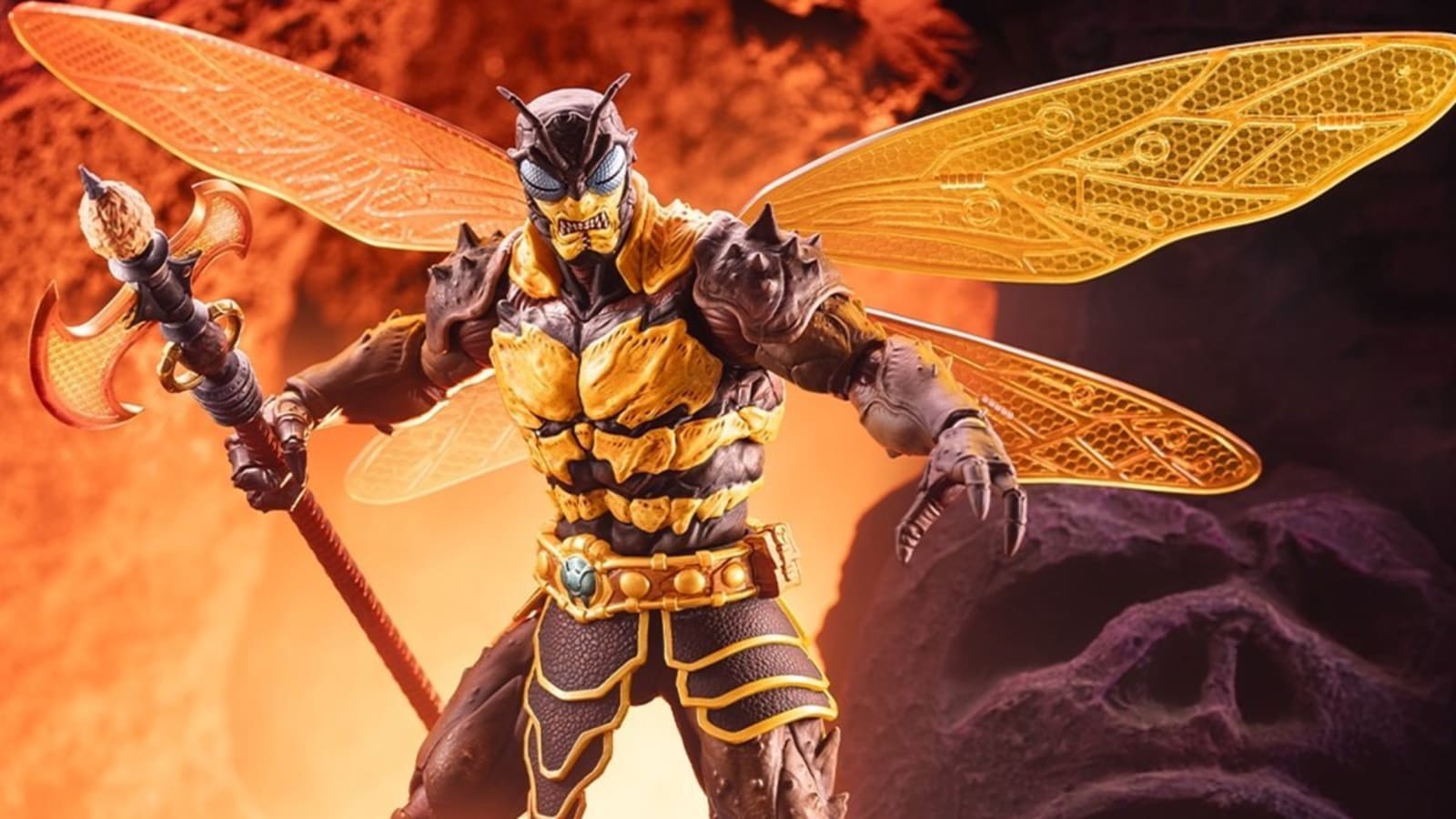 Mondo’s MASTERS OF THE UNIVERSE 1/6 Scale Deluxe Buzz-Off Figure Is Truly Bee-utiful