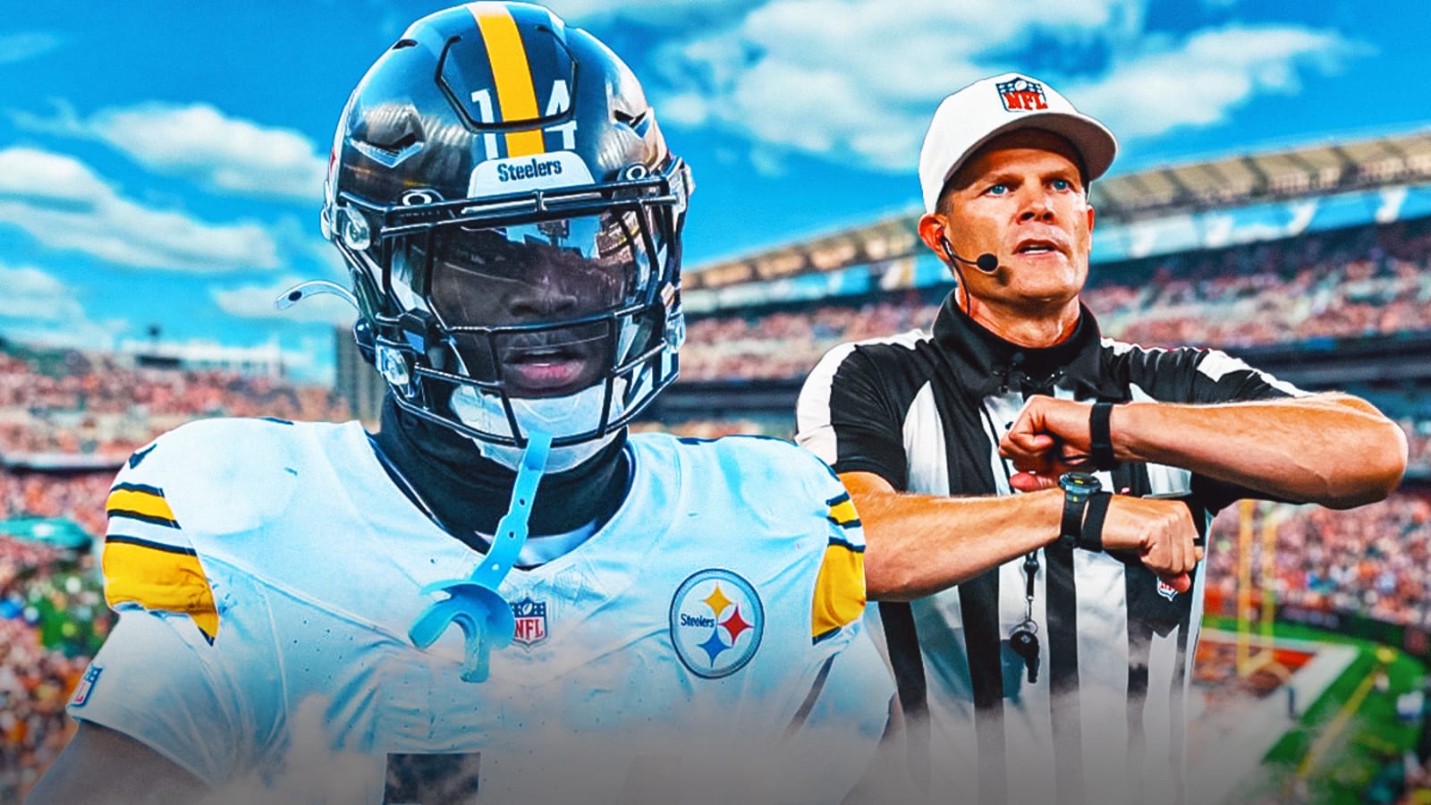 Steelers’ George Pickens denies doing gun celebration