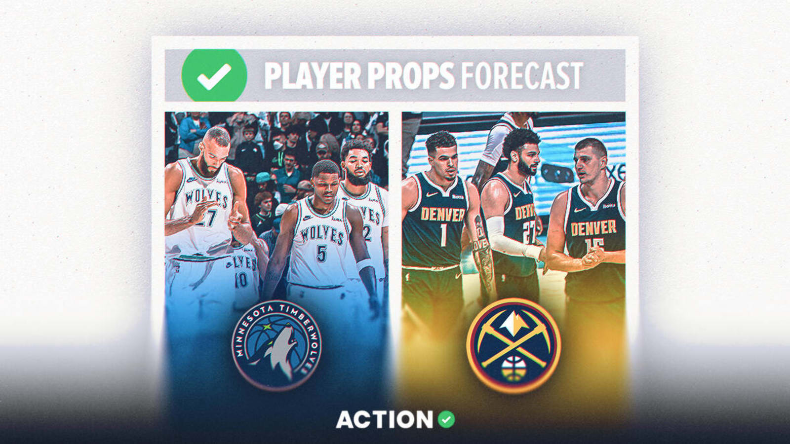 NBA player prop forecast: Nuggets vs. Timberwolves series