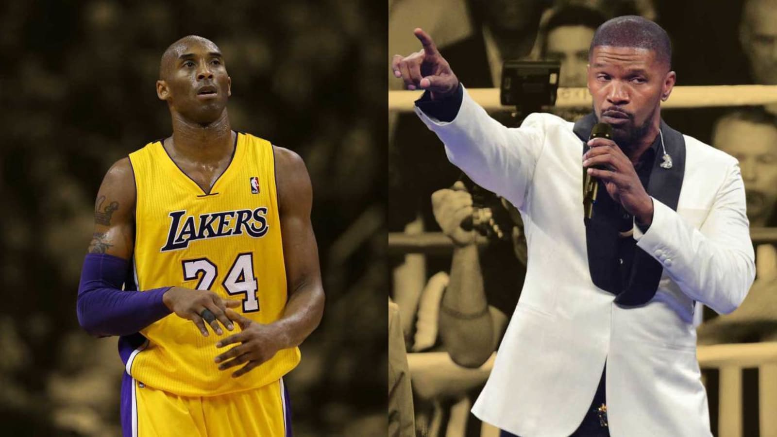 When Jamie Foxx learned Kobe Bryant&#39;s trash-talk is on another level: 'You&#39;re gonna choke on my fifth ring'