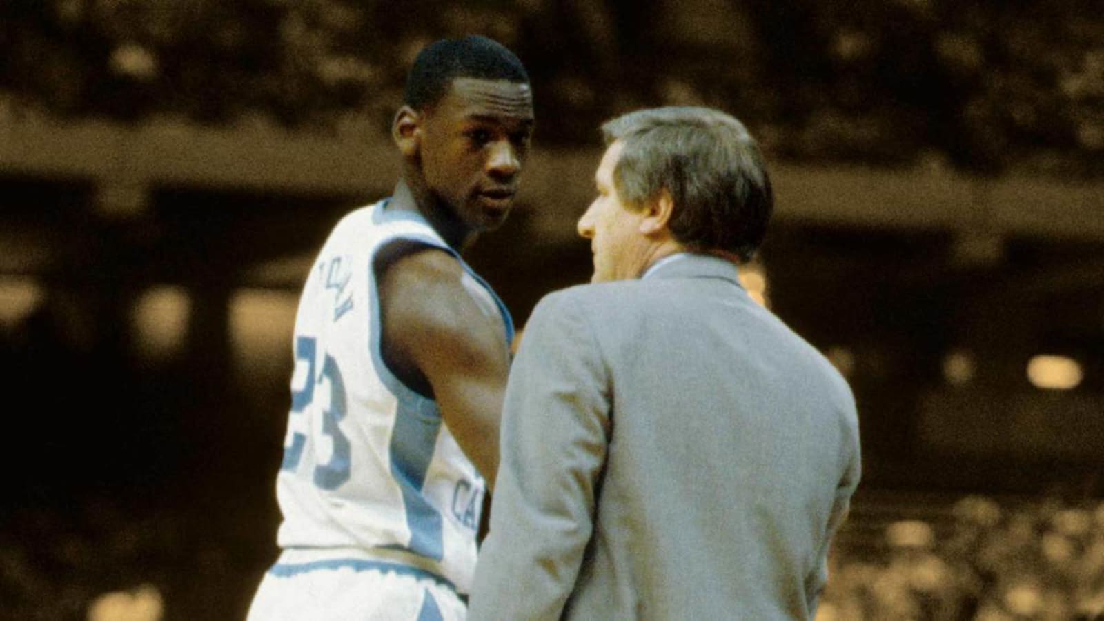 Dean Smith on why Michael Jordan wasn&#39;t an instant star at UNC: 'It was like trying to shoot a volleyball'