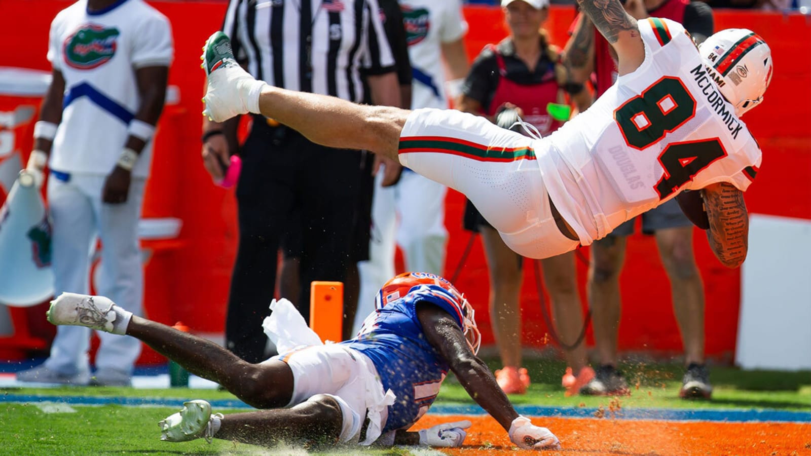 Cam McCormick’s true feelings on scoring first TD of season for Miami vs. Florida