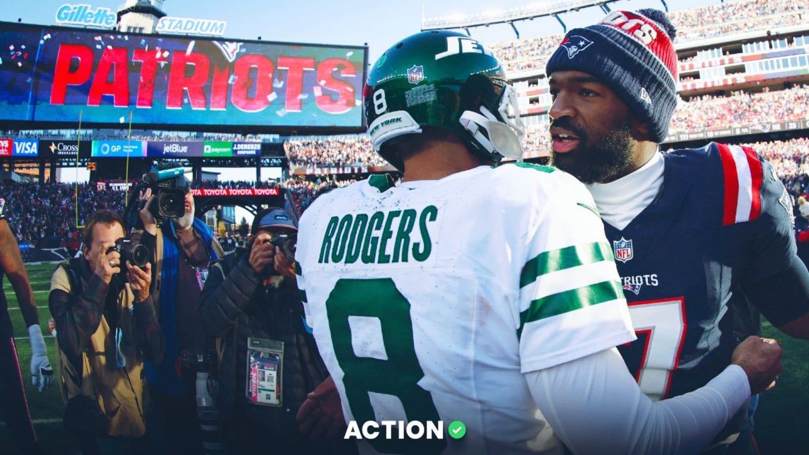 Jets drop fifth straight, lose 25-22 to Patriots