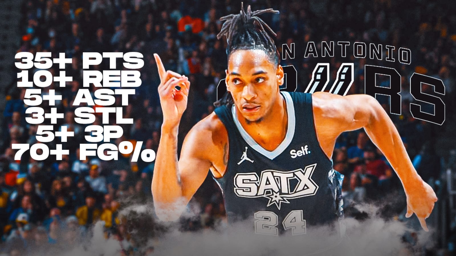 Spurs guard Devin Vassell’s confident take on career night