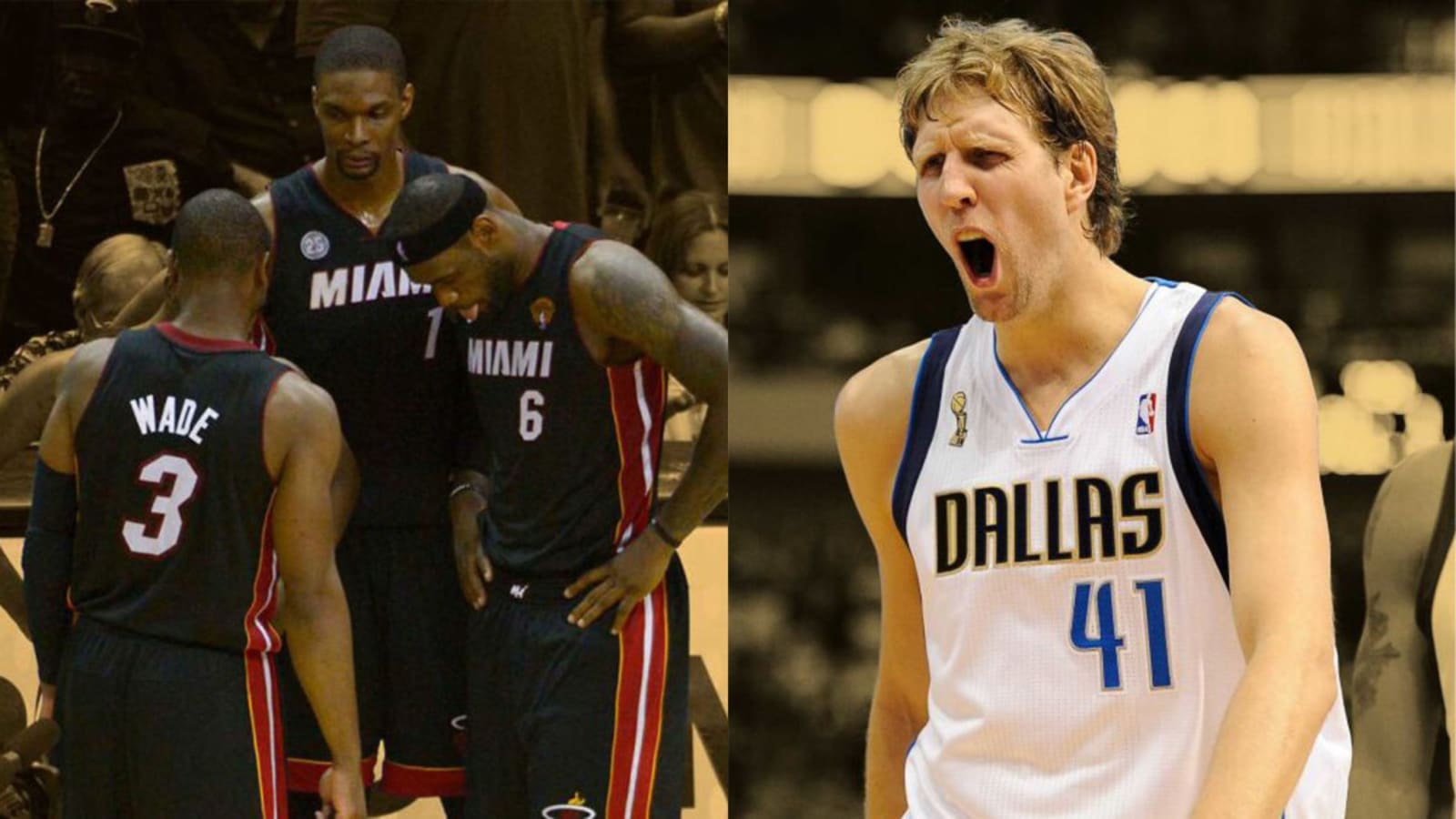 'You ain&#39;t got me, you ain&#39;t got a &#39;Big 3&#39;' - Brendan Haywood says Dirk didn&#39;t fear the Heat