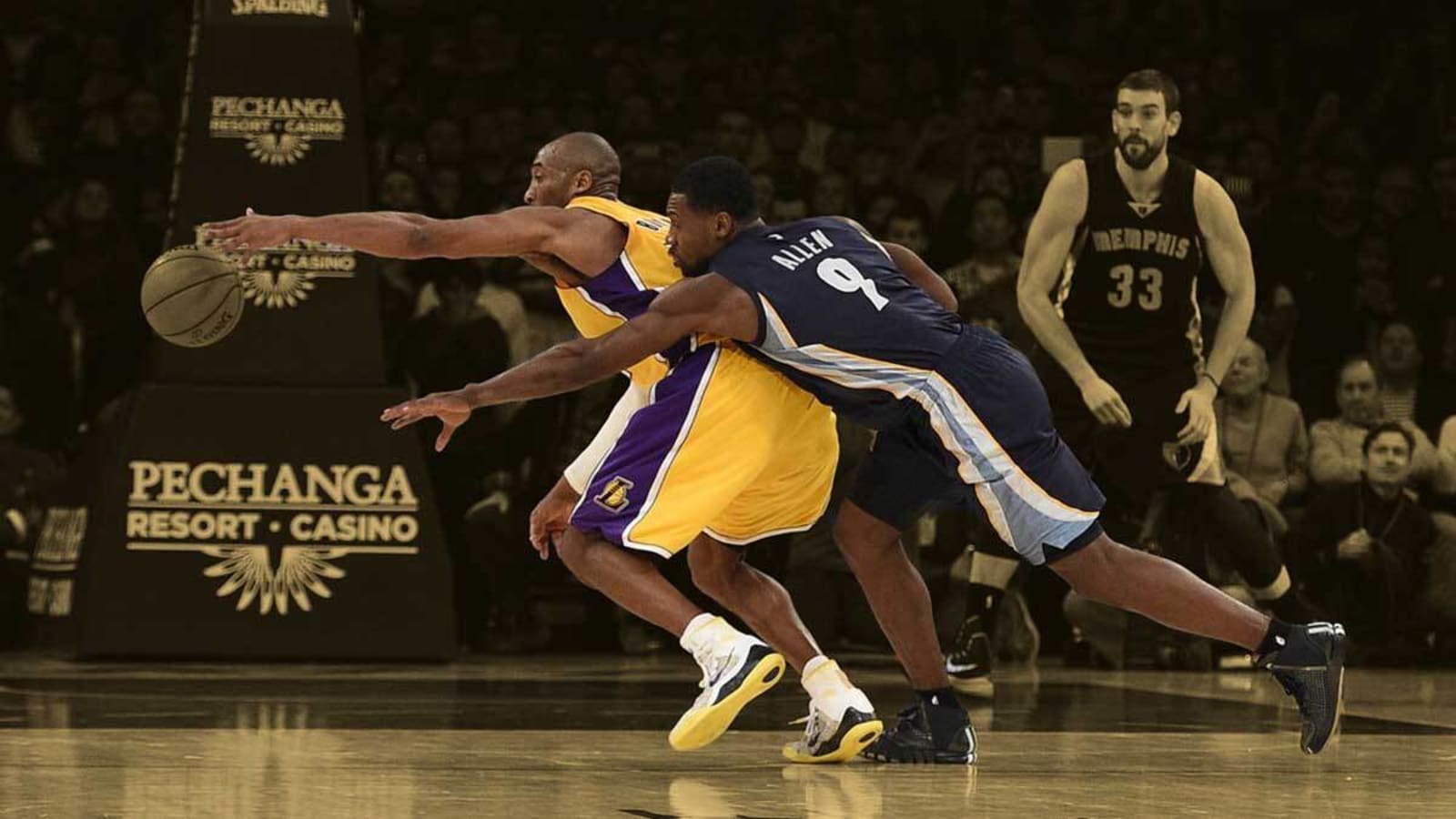 Tony Allen on how Kobe Bryant fouled him out in eight minutes his rookie year: 'That footwork alone had you drunk!'