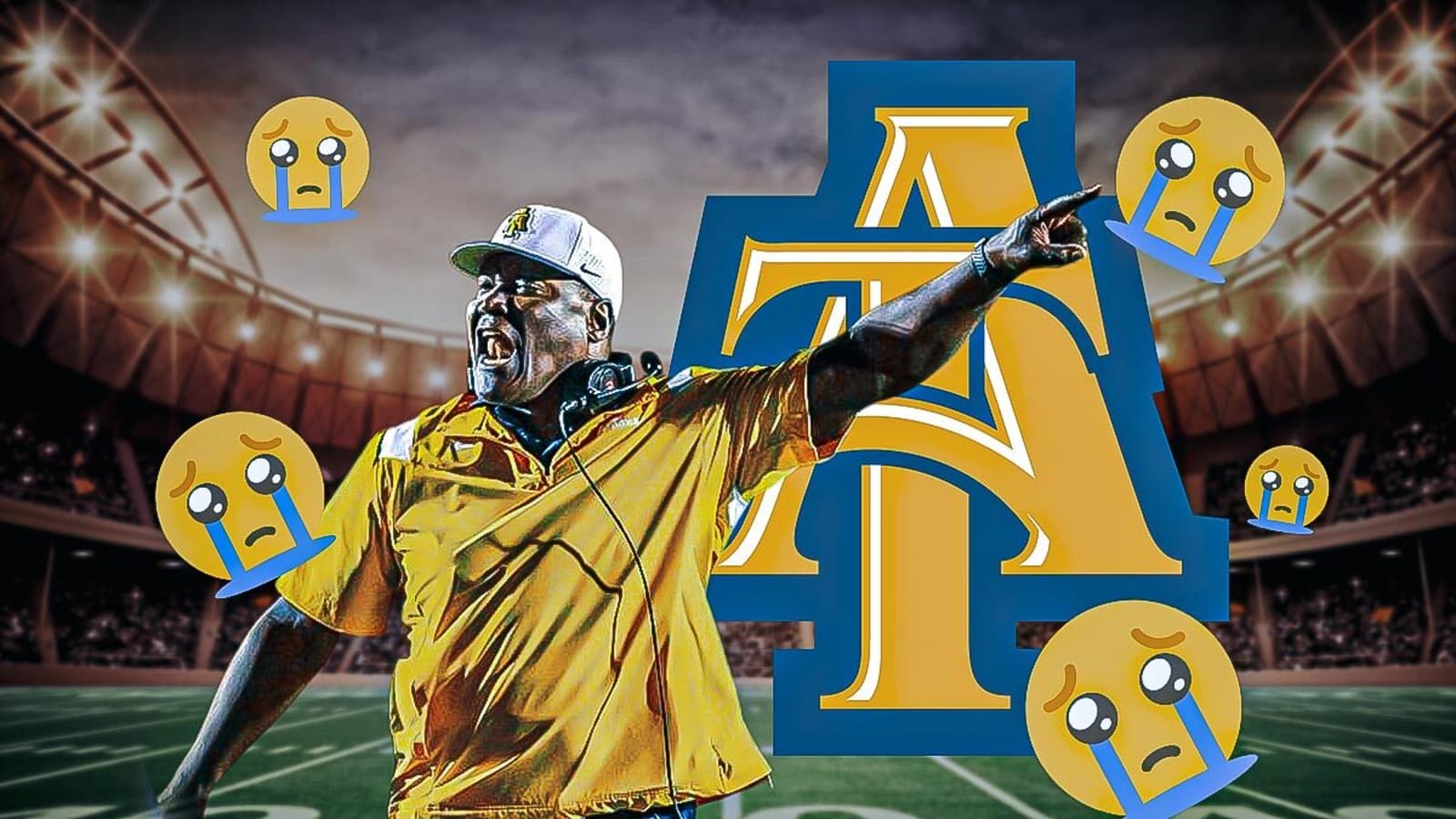 North Carolina A&T head coach reacts to disastrous 59-17 homecoming beat down by Hampton
