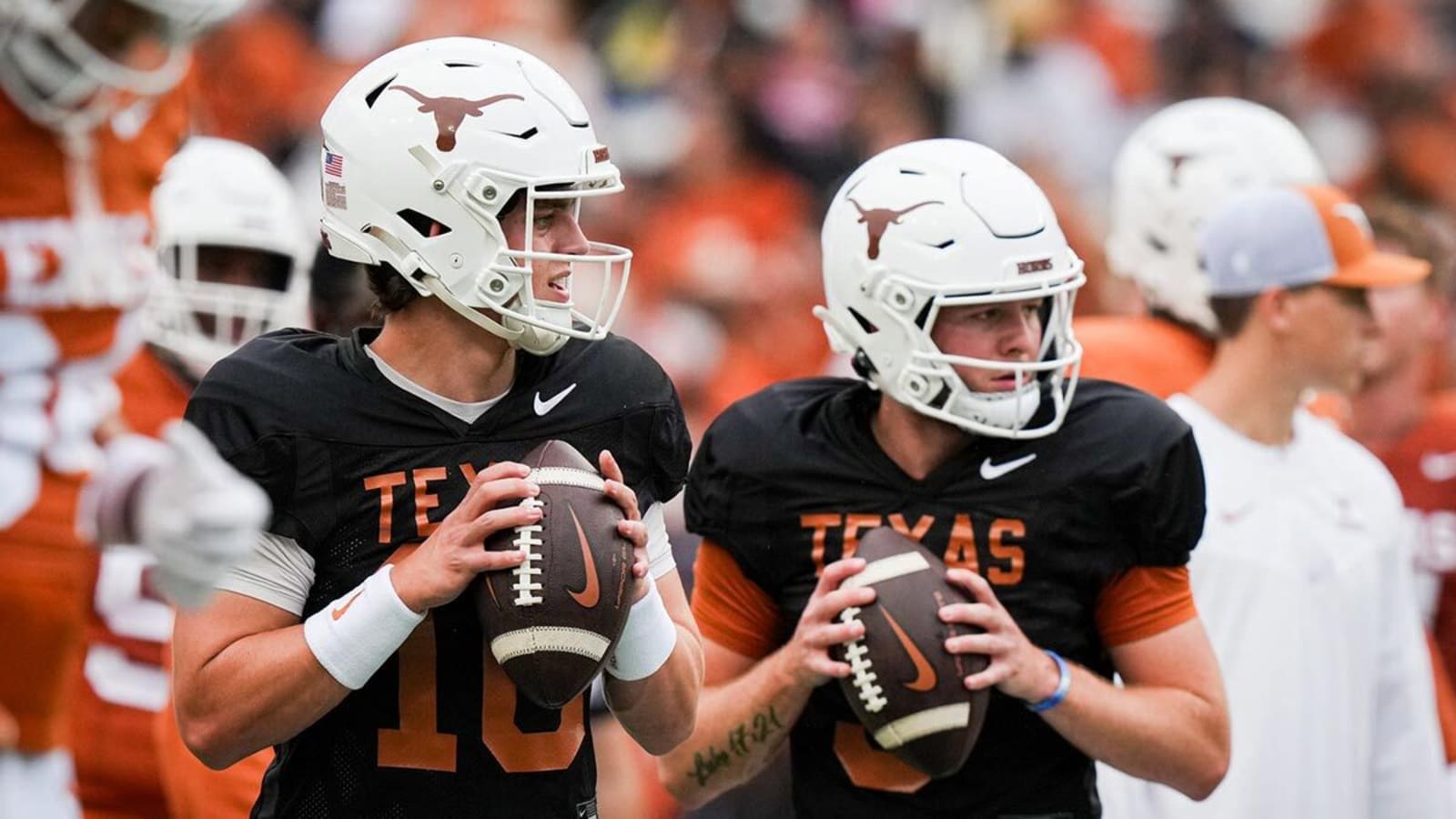 Texas coach Steve Sarkisian reveals Arch Manning-Quinn Ewers decision date