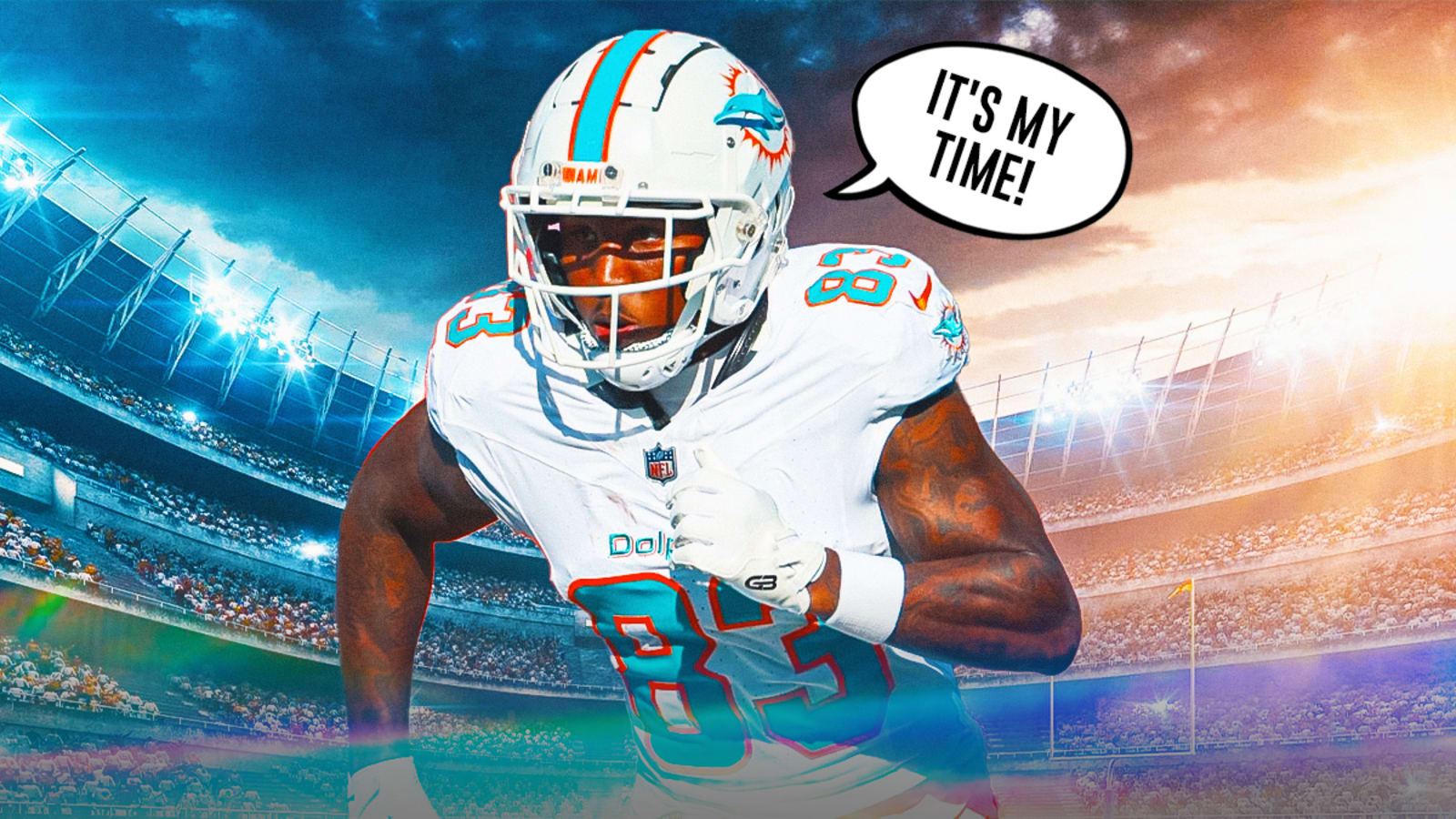 Fans celebrate Dolphins rookie’s first NFL touchdown