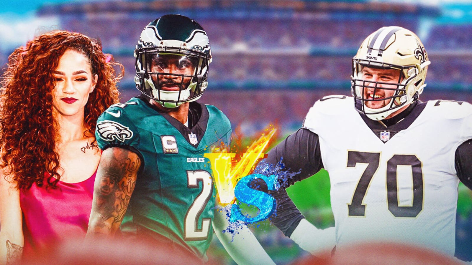 Darius Slay’s wife calls out Trevor Penning for injuring Eagles star
