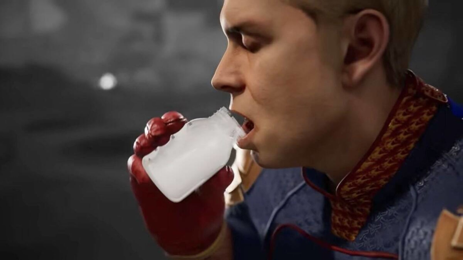 MORTAL KOMBAT 1 Clip Shows Homelander Slicing Heads and Sipping Milk