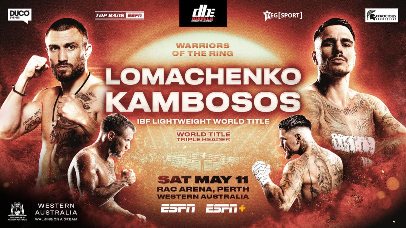 Vasyl Lomachenko-George Kambosos Results Featuring Three Title Fights