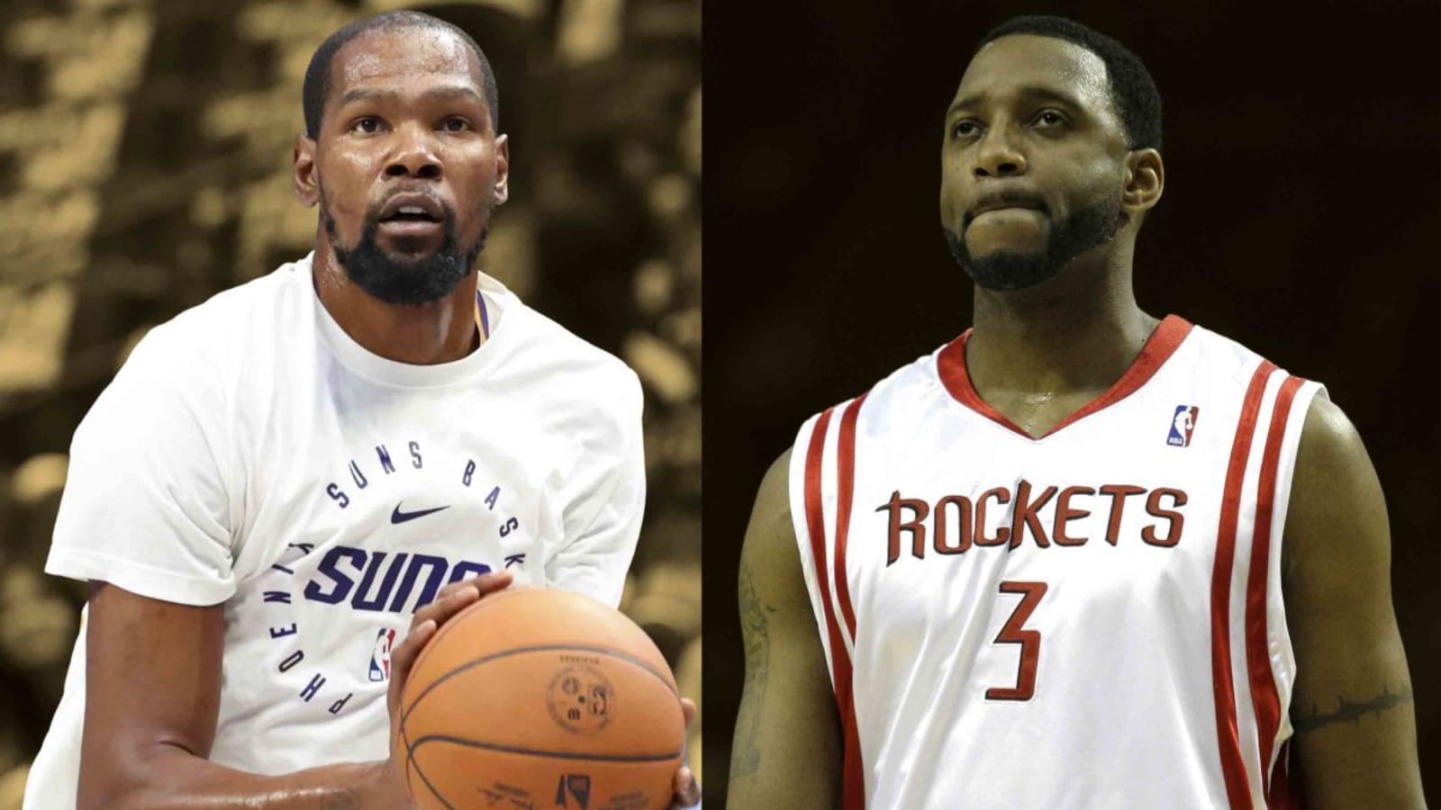 Tracy McGrady answers who would win in a 1-on-1 game between him and Kevin Durant: 'Have you seen me shoot over seven-footers?'