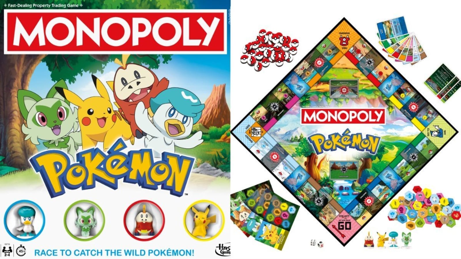 New POKÉMON Edition of MONOPOLY Features Four Pokémon Token