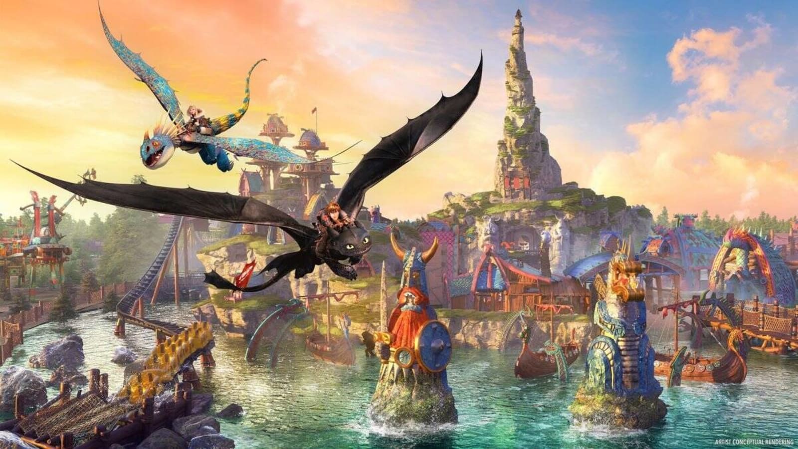 Universal Orlando Will Bring HOW TO TRAIN YOUR DRAGON – Isle of Berk to Epic Universe Theme Park in 2025