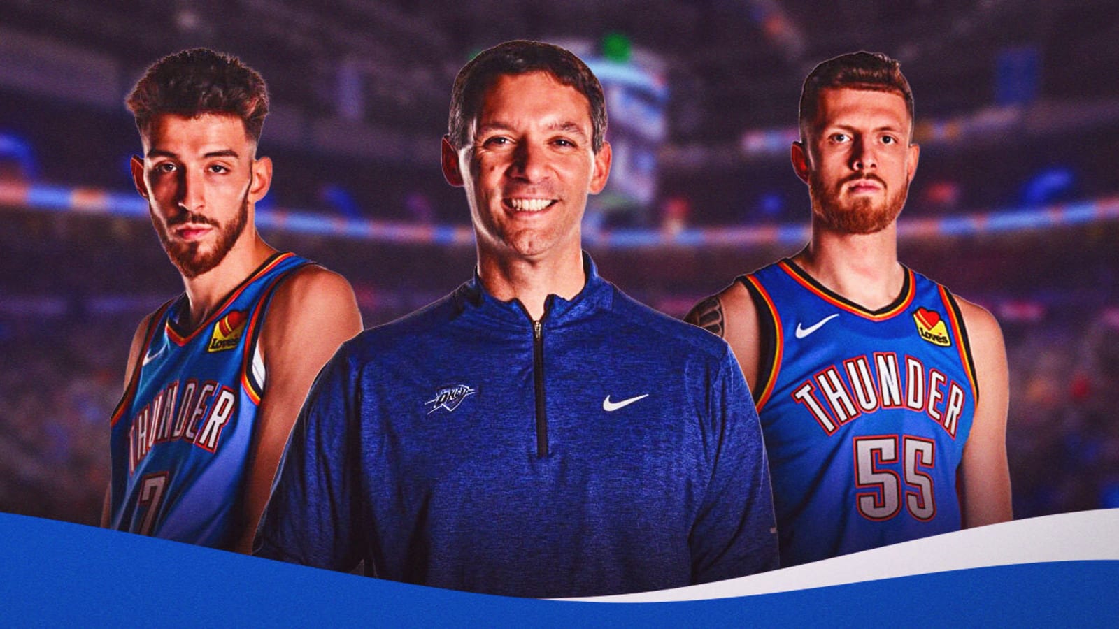Mark Daigneault speaks to Thunder centers’ vocal leadership