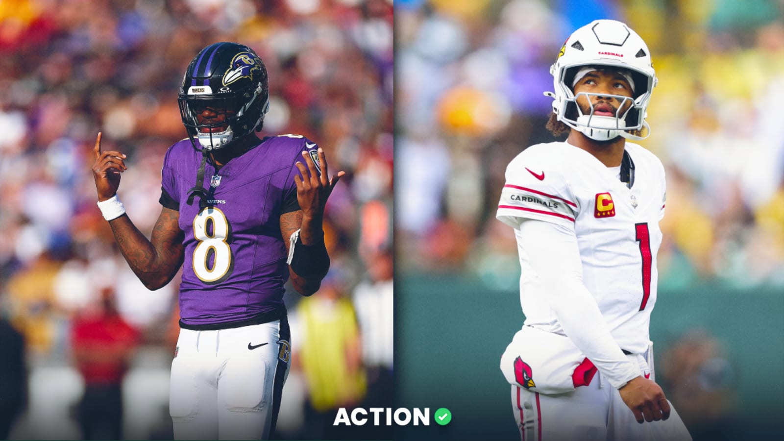 NFL player props for 'Monday Night Football': Lamar Jackson, Kyler Murray, more