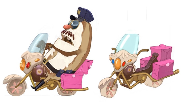 The donuts have fitting names