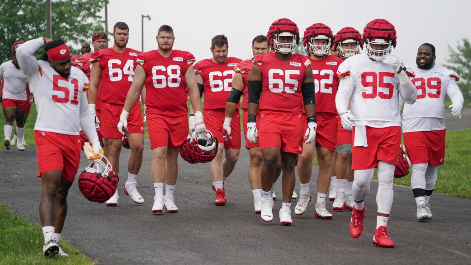 Updated Chiefs 90-man roster organized by player jersey numbers as training camp begins