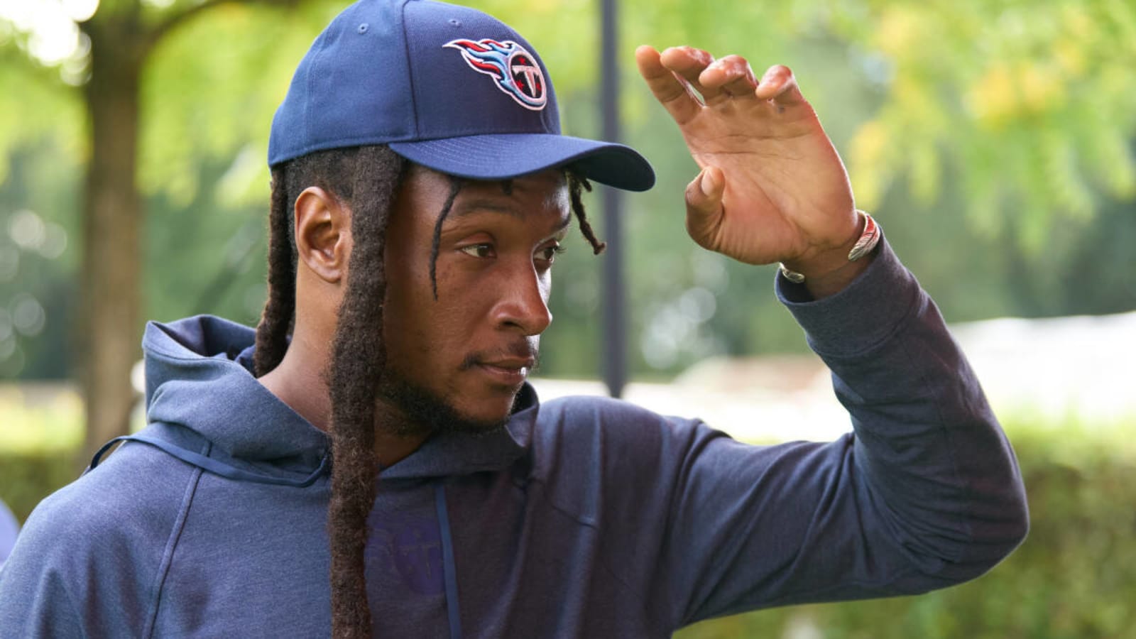 Wide receiver DeAndre Hopkins reacts to Titans big offseason moves