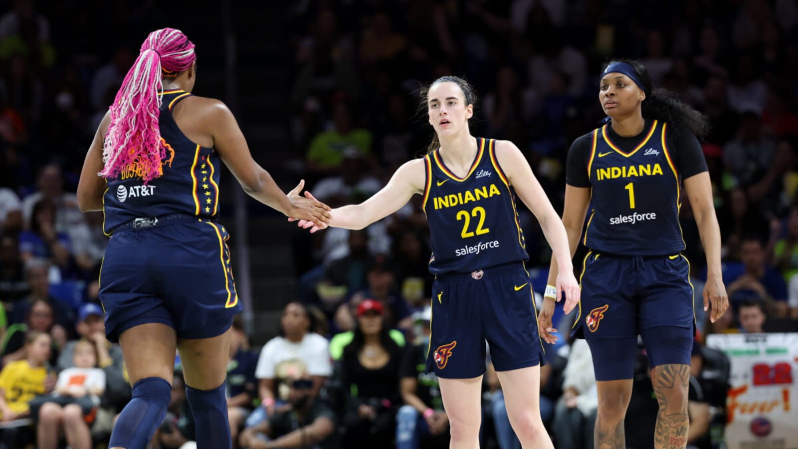 Aliyah Boston&#39;s Offseason Post Draws Two-Word Message From Caitlin Clark