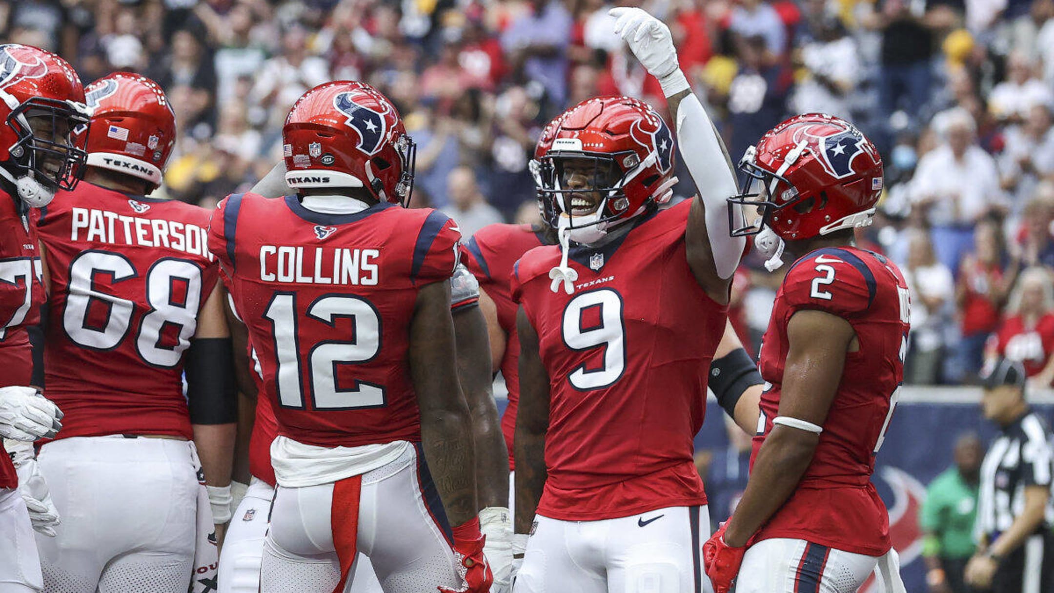 Collins Hauls In 2 TDs, Texans Dominate Steelers