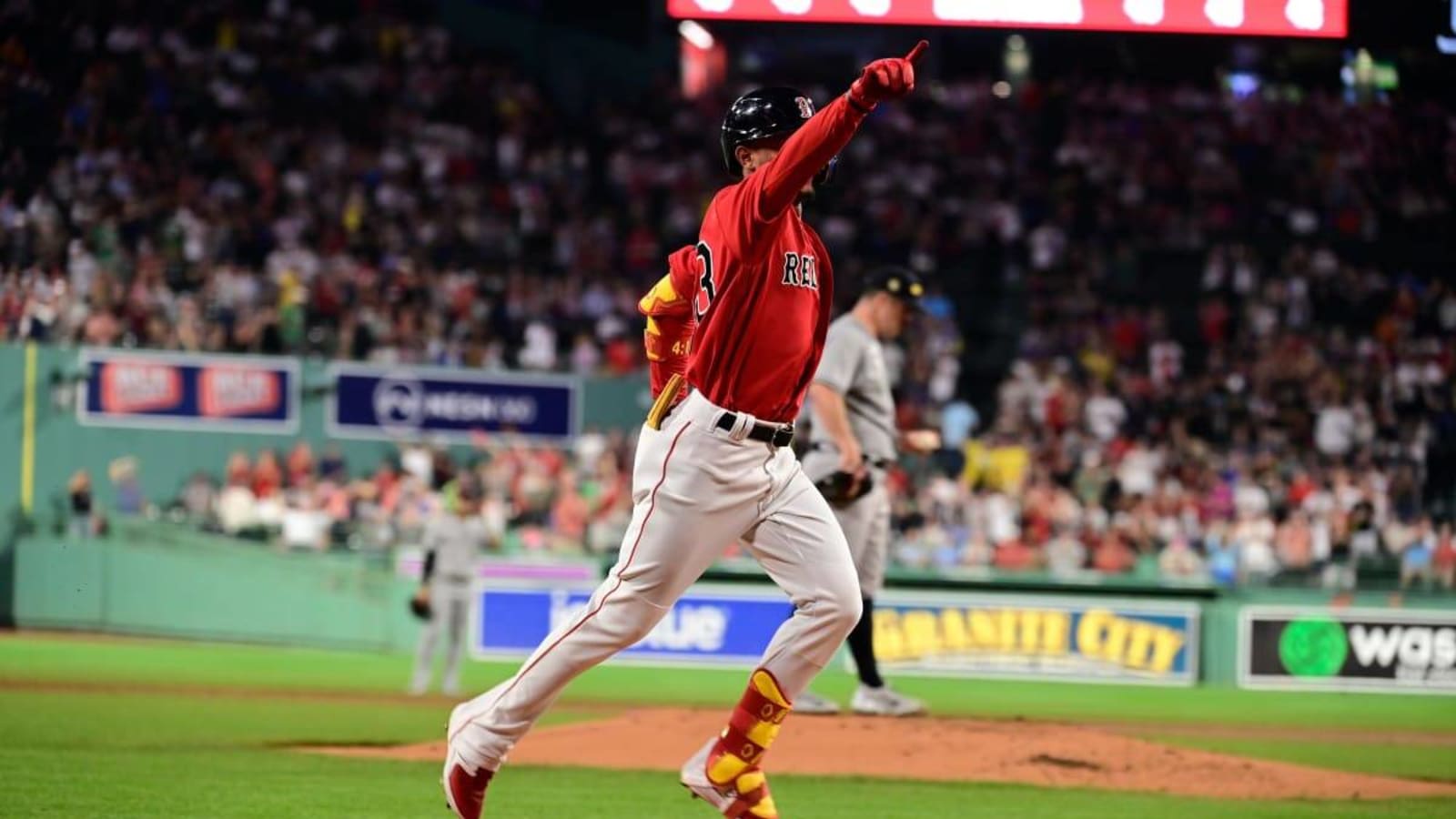 Boston Red Sox&#39;s Ceddanne Rafaela Hits First Career Home Run vs. New York Yankees