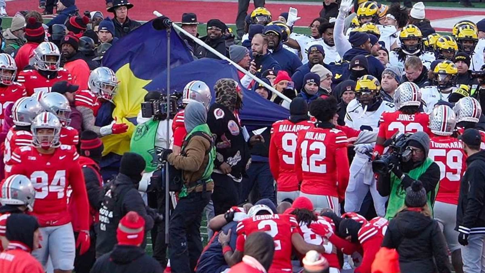 Michigan Triumph Ends in Brawl vs Ohio State