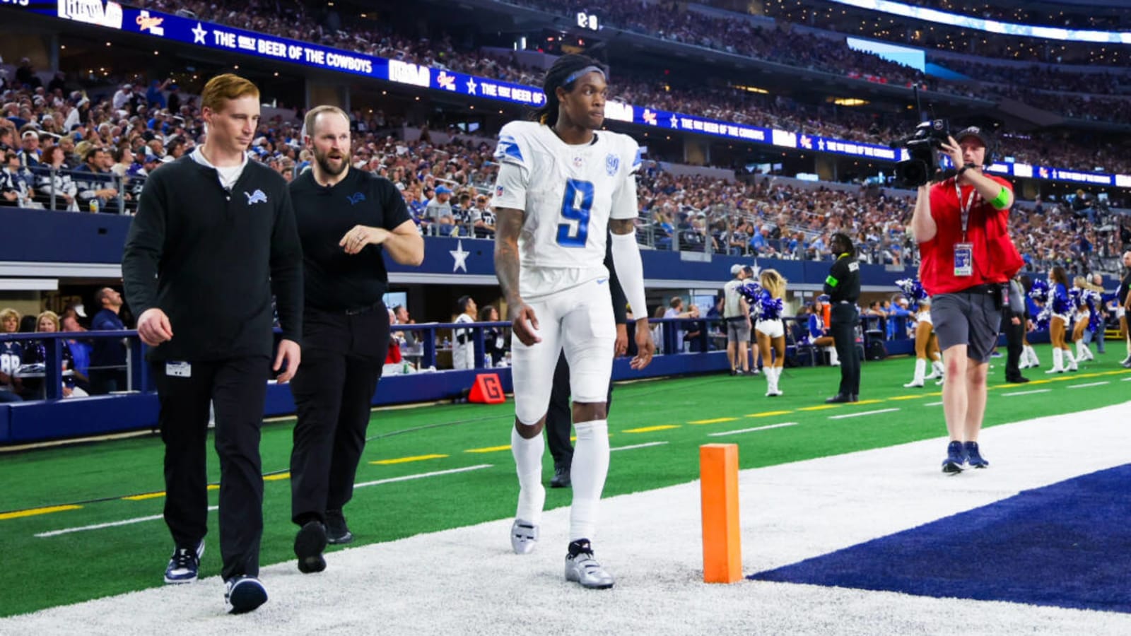 Detroit Lions Jameson Williams Day-To-Day with Ankle Injury