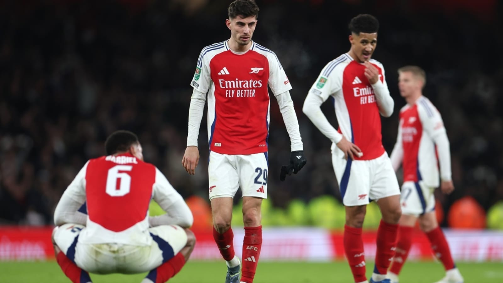 Arsenal fans turn on Arteta after Carabao Cup ball comment