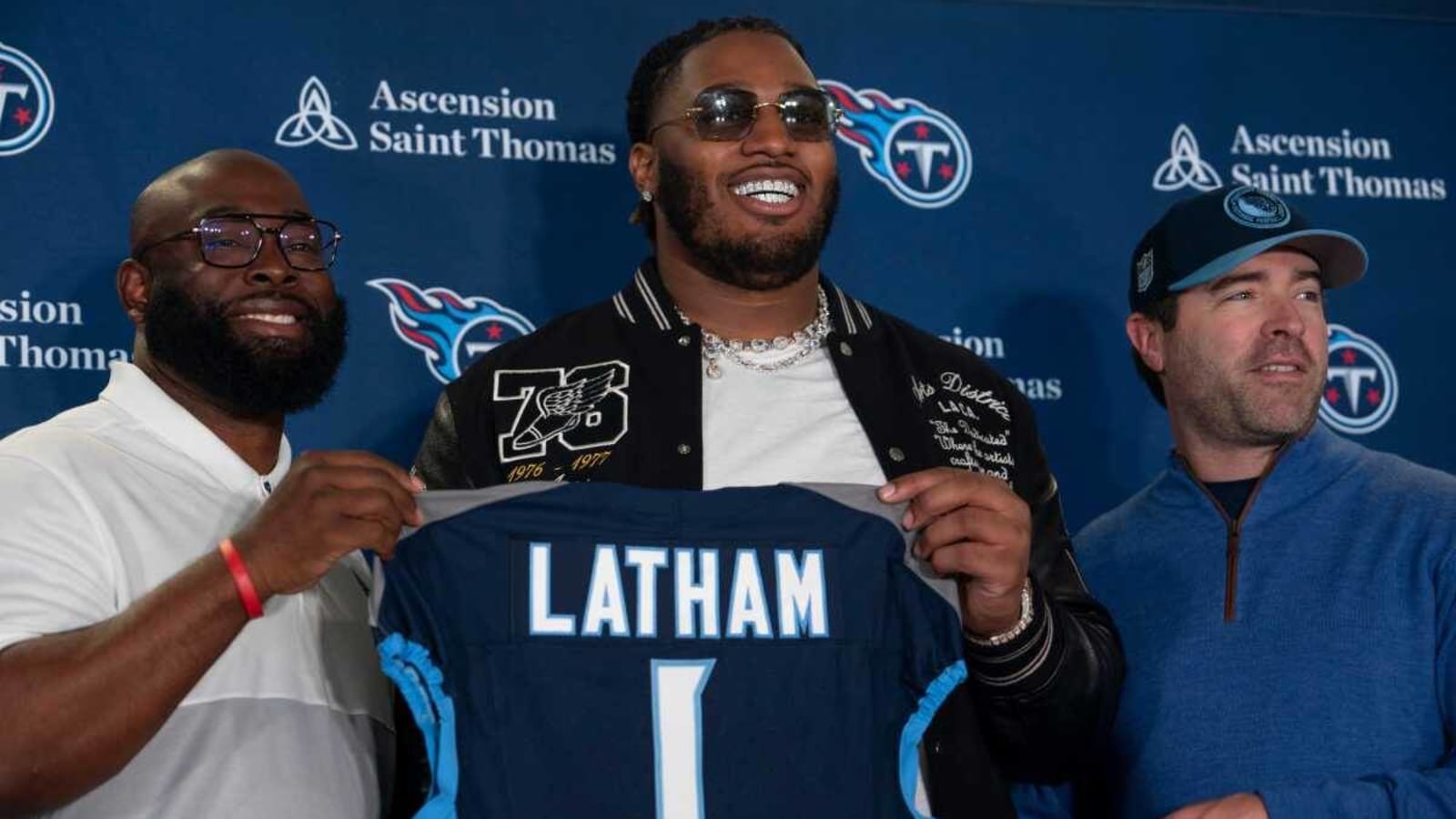 Two things JC Latham said that would make Mike Vrabel jealous as former Titans head coach