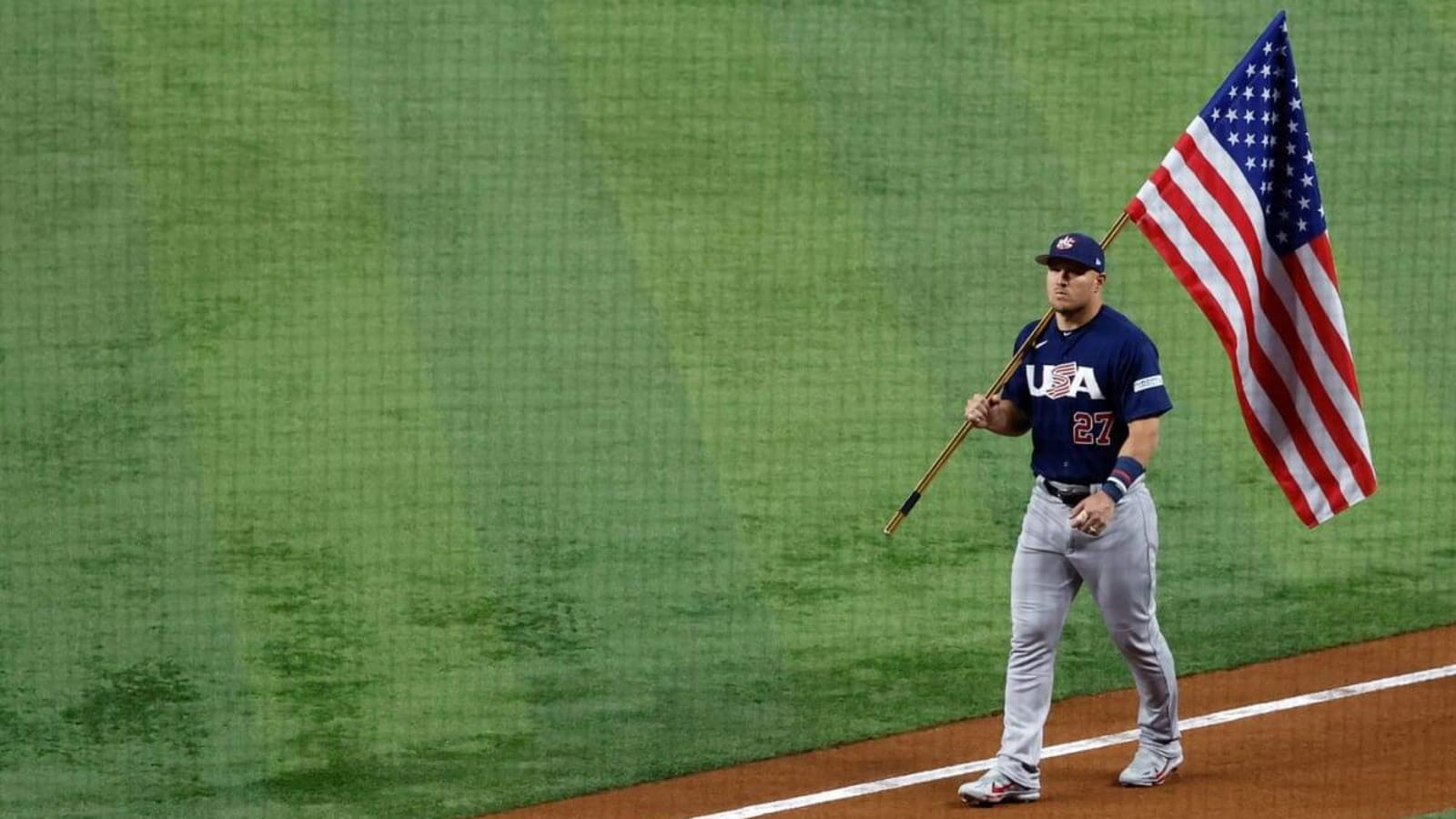 Shohei Ohtani Los Angeles Angels King of the World Japan flag