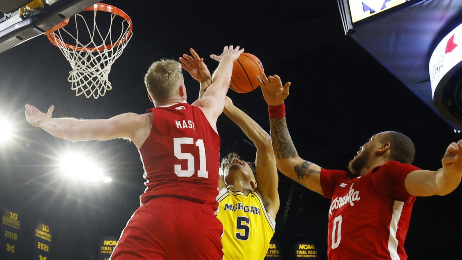 Nebrasketball Powers Past Michigan, Secures Double Bye