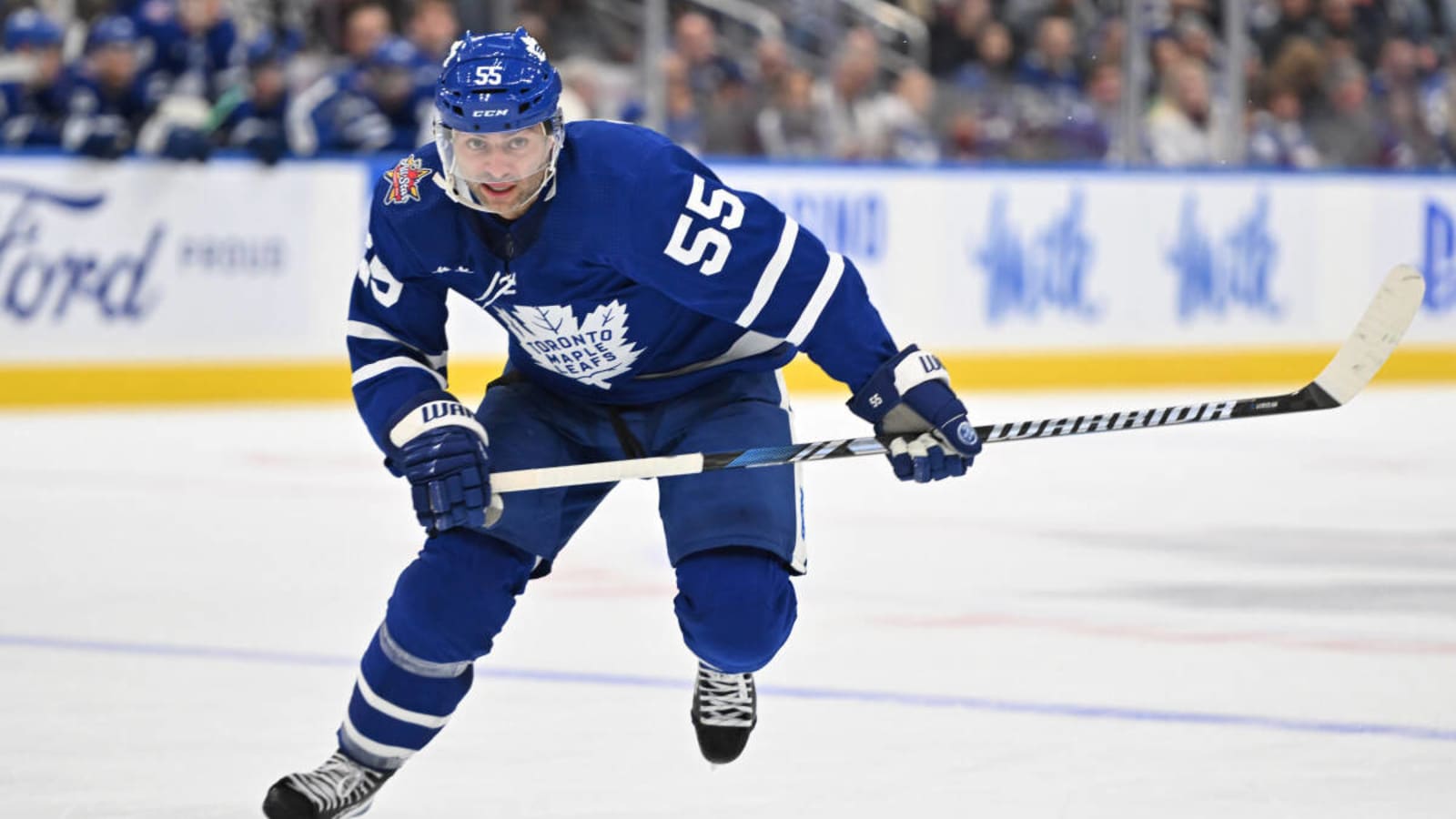Maple Leafs&#39; Mark Giordano Diagnosed with Concussion and Will Miss &#39;Some Time&#39; After Crashing Into Boards Against Coyotes