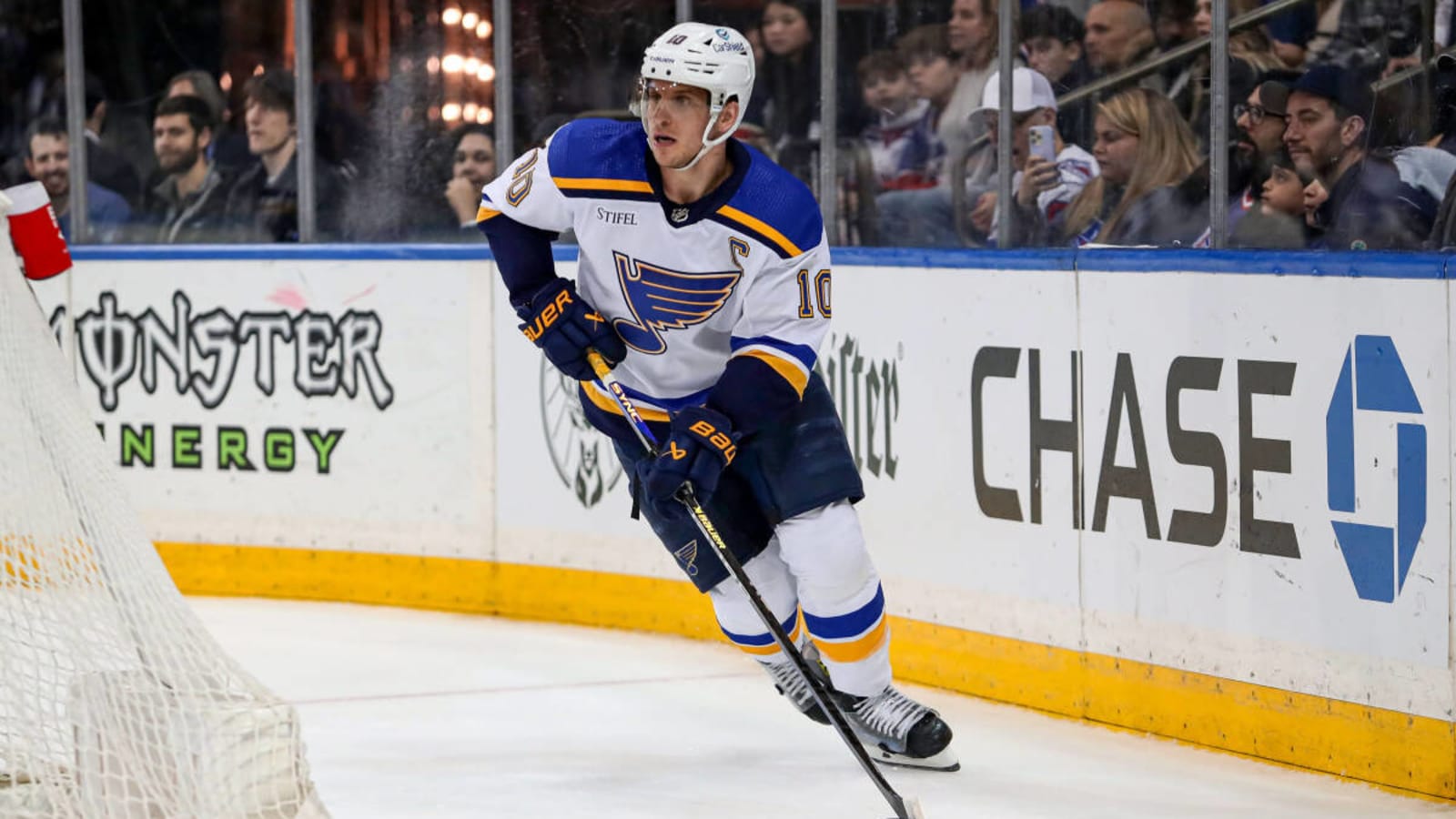 Blues player of the game vs. Wild: Brayden Schenn