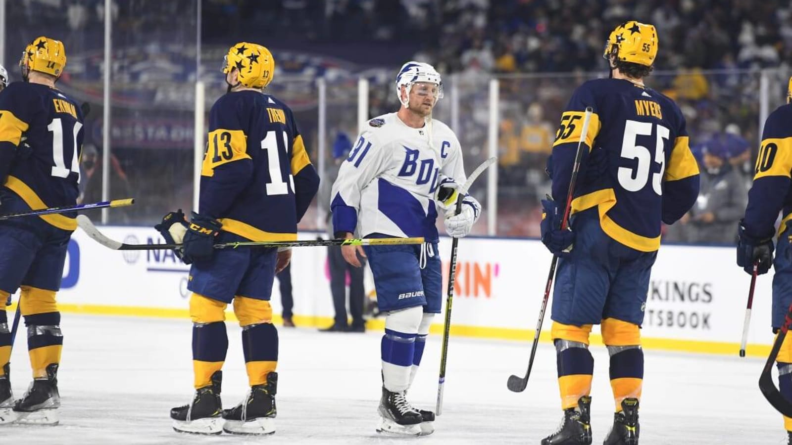 Predators top throwback jersey