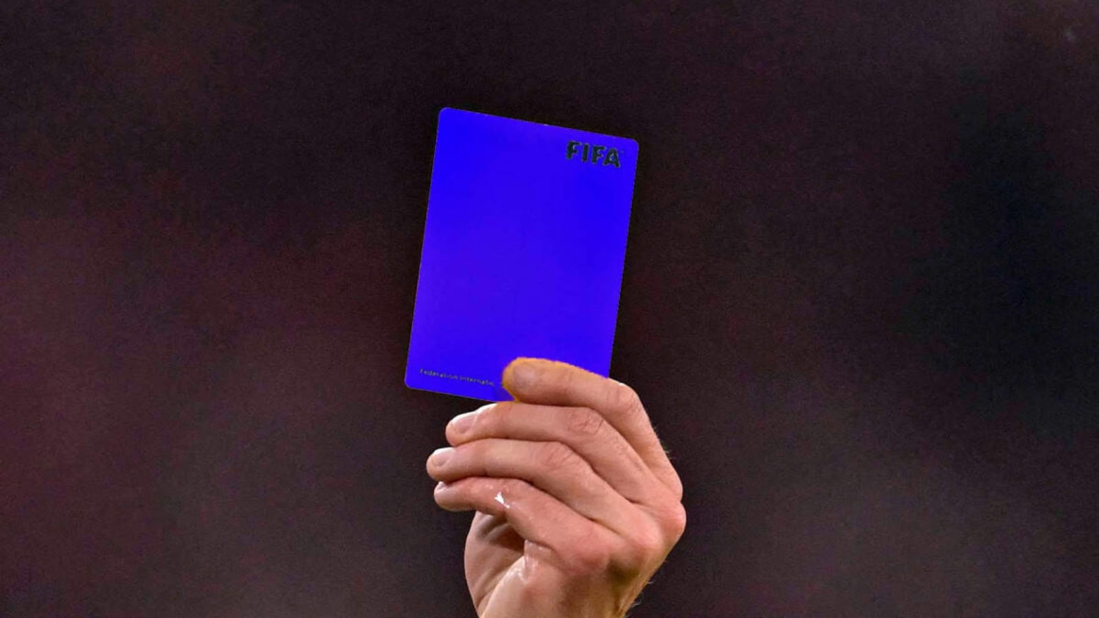 Blue Cards to Be Trialed by Soccer Lawmakers IFAB