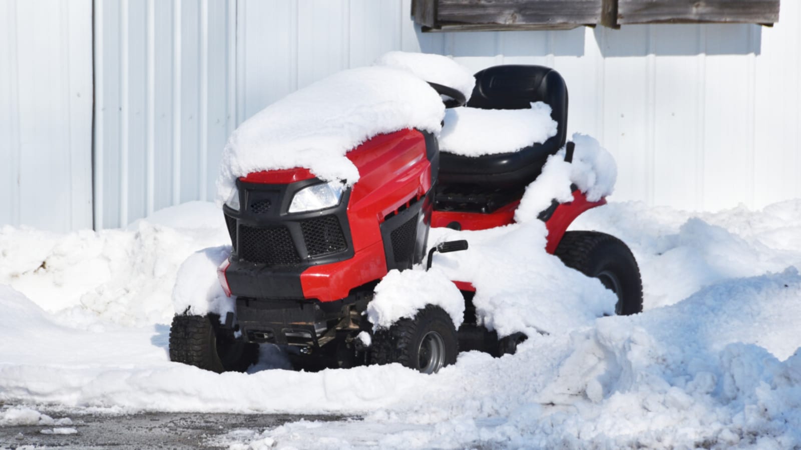 Can My Lawn Mower Get Snowed On?