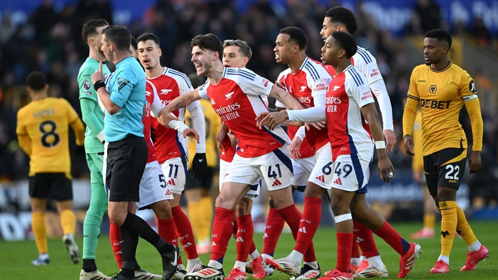 Michael Oliver’s stats against Arsenal make for interesting reading.