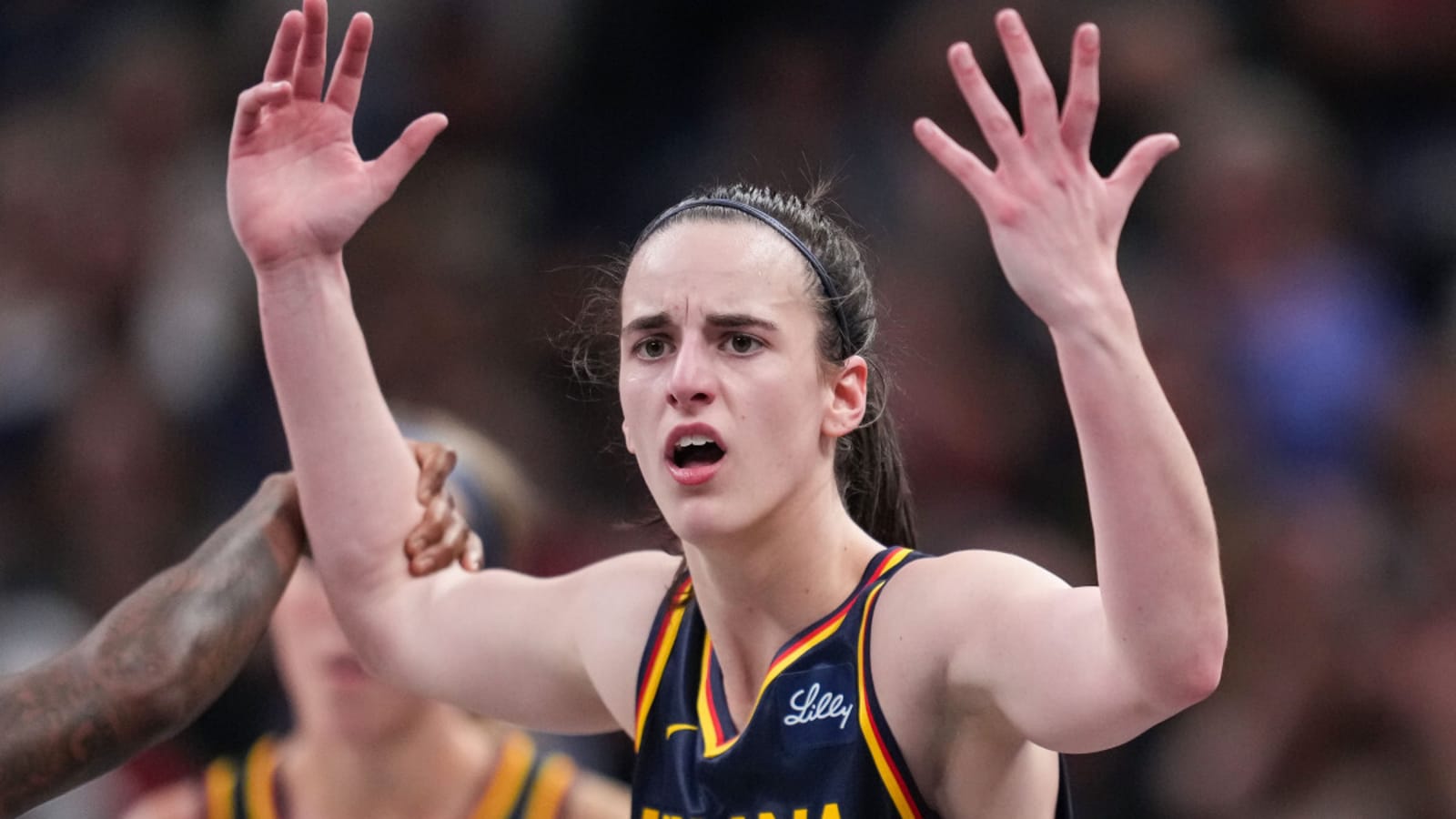 Cameras Catch Caitlin Clark&#39;s Heated Moment During Iowa Game