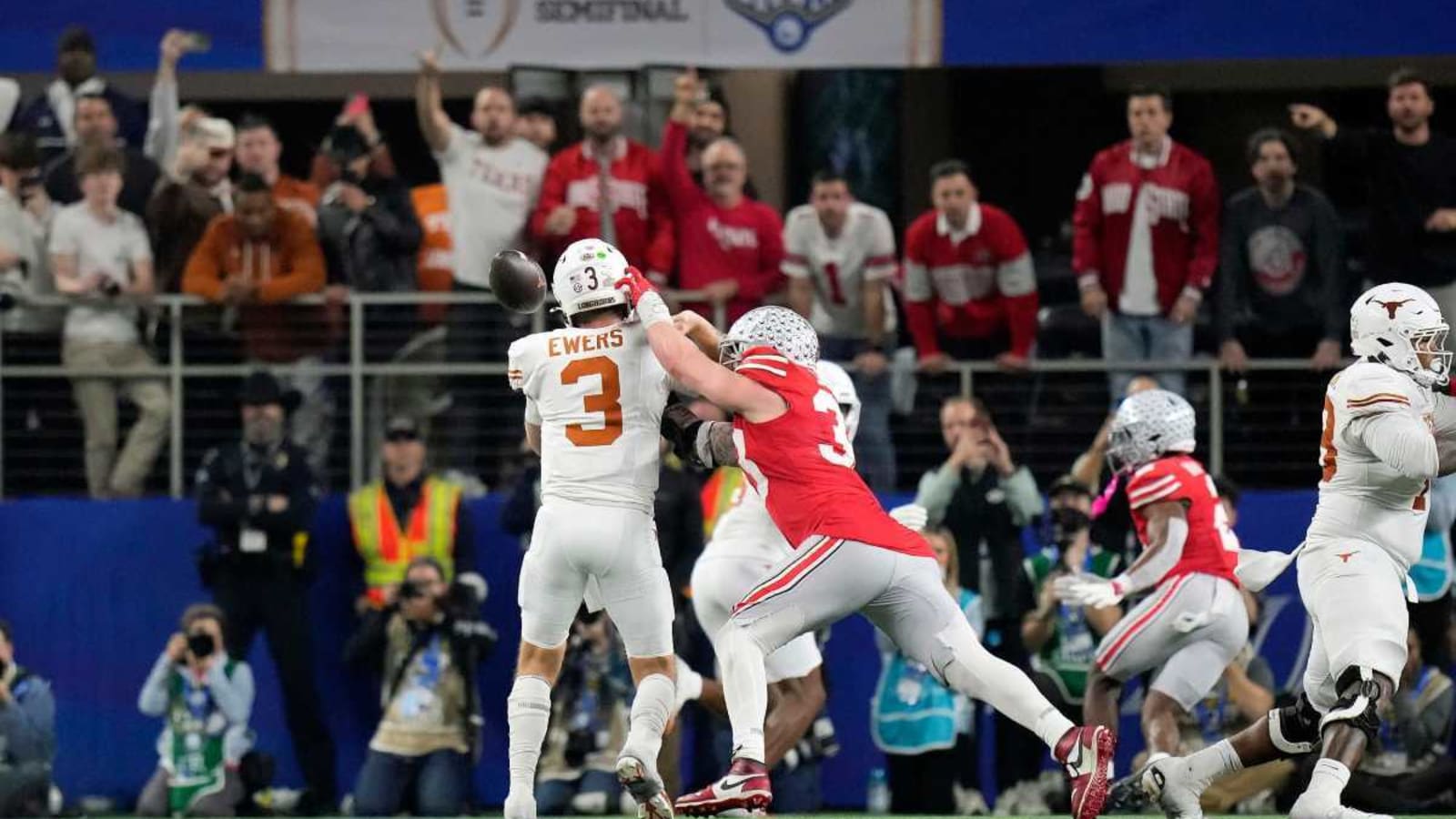 Ohio State&#39;s Jack Sawyer Called Out By Dave Portnoy After Historic Performance vs. Texas