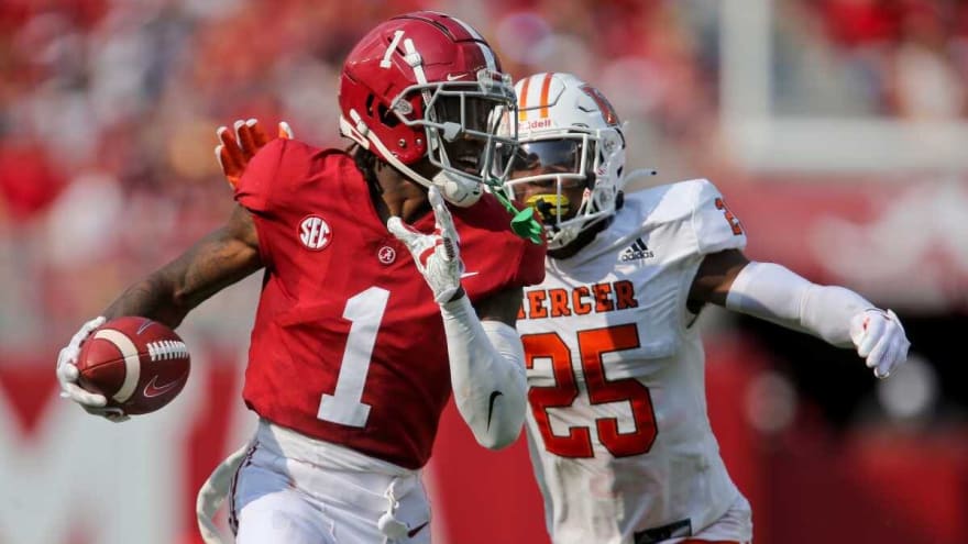Former star Alabama WR headed for breakout year according to his HC: ‘He’s a man on a mission’