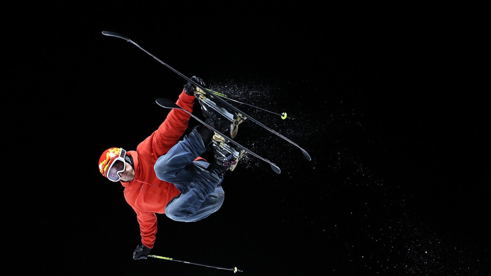 A Skier Wearing Jeans Keeps Winning in the Halfpipe