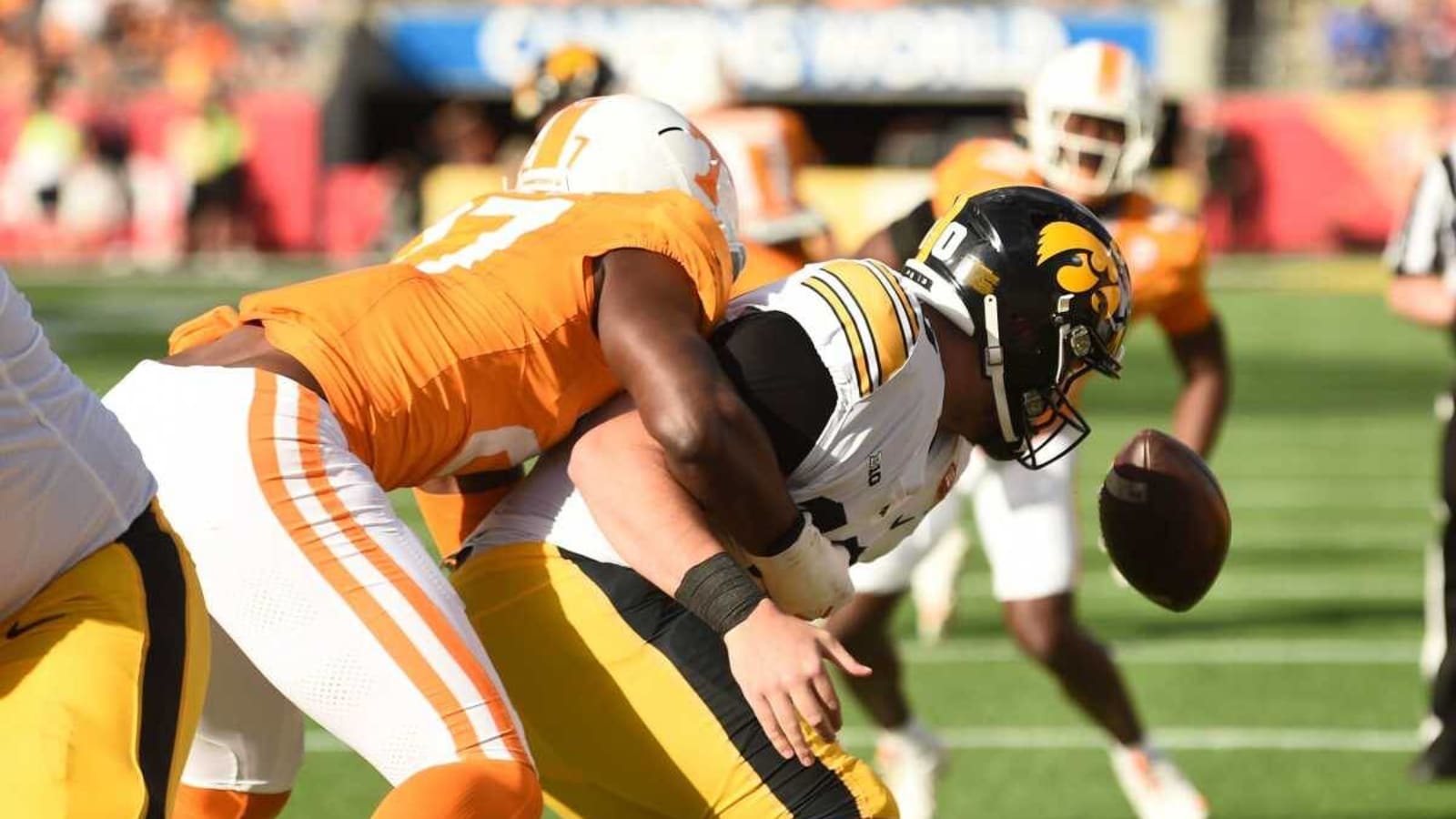 Tennessee head coach Josh Heupel explains the impact James Pearce has had on opposing offenses