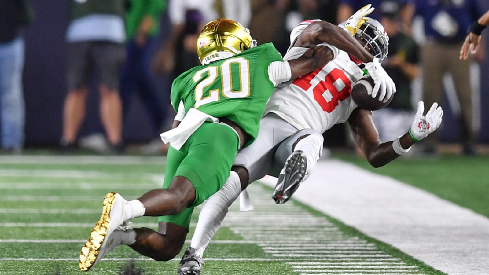 Notre Dame football suffers awful injury news with All-American cornerback Benjamin Morrison lost for the season