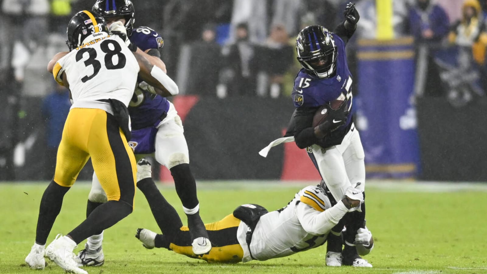 Ravens&#39; Nelson Agholor came up short of reaching a big contract incentive