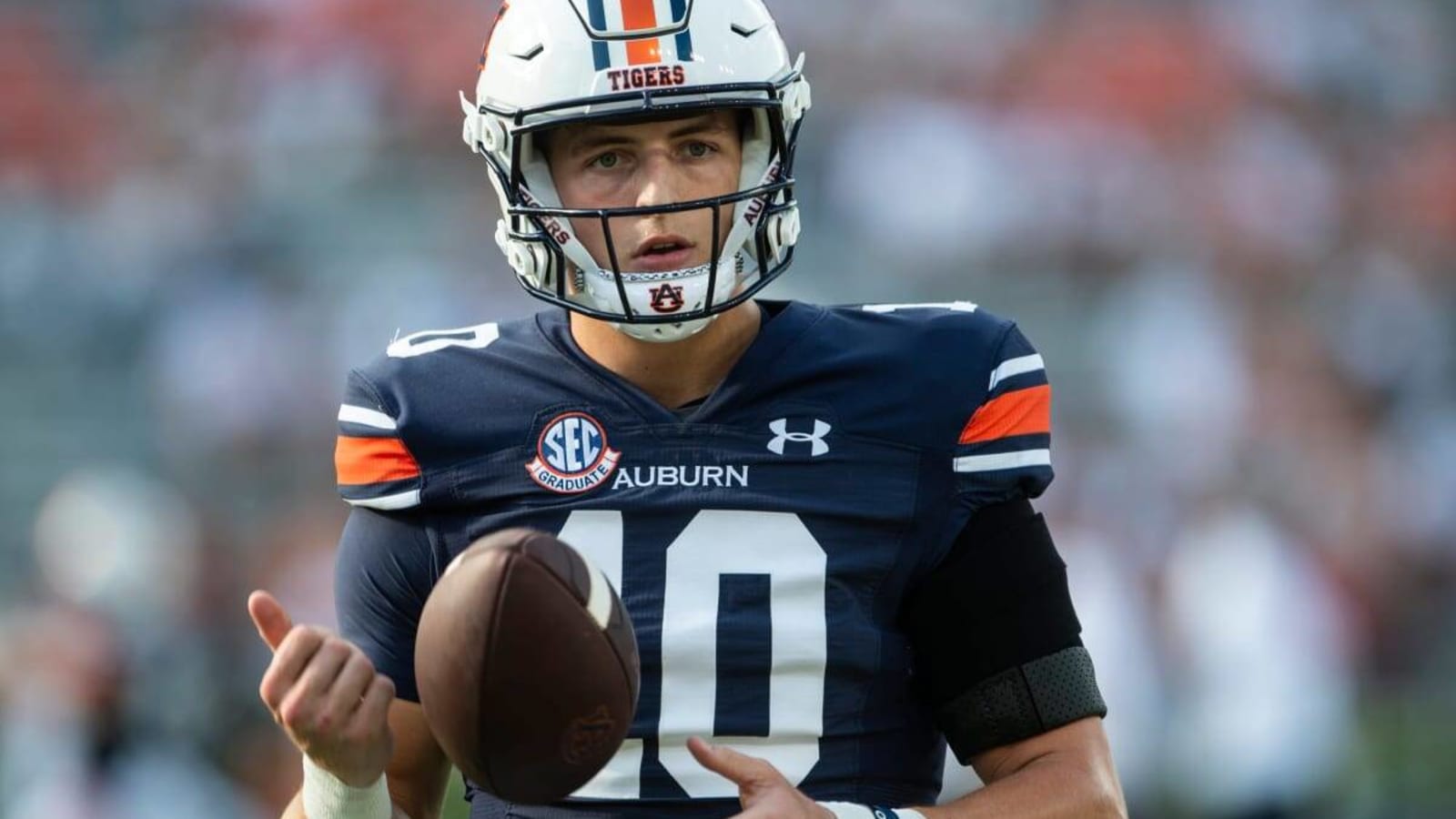 Auburn quarterback Zach Calzada has entered the transfer portal